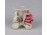 Régi kisméretű ENS porcelán gyertyatartó rózsa díszítéssel