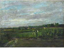 Szegvári Károly : Szártörők 100 x 75 cm