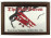 Vörös báró - Richthofen - Fokker repülőgép keretezett tükör 23.5 x 33.5 cm