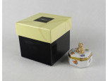 Herendi Milles Fleurs mintás mini porcelán bonbonier eredeti dobozában
