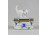 Herendi búzavirág girland (PBG) mintás mini porcelán bonbonier eredeti dobozában