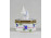 Herendi búzavirág girland (PBG) mintás mini porcelán bonbonier eredeti dobozában