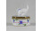 Herendi búzavirág girland (PBG) mintás mini porcelán bonbonier eredeti dobozában