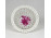 Lila Apponyi mintás herendi porcelán fonott kosár 9 cm