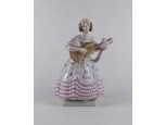 Herendi porcelán Déryné figura 21 cm