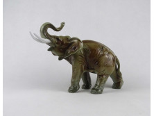 Royal Dux porcelán elefánt 15 cm