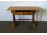 Antik Biedermeier cseresznyefa furnéros fiókos íróasztal 65 x 125 cm