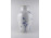Antik nagyméretű szecessziós porcelán fehér vizes kancsó, kék margarétás festéssel 33 cm