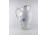 Antik nagyméretű szecessziós porcelán fehér vizes kancsó, kék margarétás festéssel 33 cm