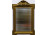 Antik aranyozott fejkoronás tükör 108 x 81 cm