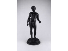 Antik nagyméretű "Antinous Farnese" ón szobor 