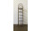 Bauhaus formatervezett fém vázas design polc