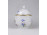 Hajnalka mintás rózsás Hollóházi porcelán bonbonier 8.2 cm