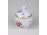 Hajnalka mintás rózsás Hollóházi porcelán bonbonier 8.2 cm