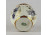 Hibátlan vajszínű áttört búzavirágos Zsolnay porcelán kaspó 