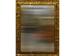 Antik fali tükör faragott fakeretben 110.5 x 88.5 cm