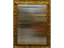 Antik fali tükör faragott fakeretben 110.5 x 88.5 cm