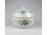 Erika mintás nagyméretű Hollóházi porcelán bonbonier 14 x 17 cm