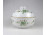Erika mintás nagyméretű Hollóházi porcelán bonbonier 14 x 17 cm