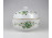 Erika mintás nagyméretű Hollóházi porcelán bonbonier 14 x 17 cm