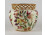Hibátlan vajszínű áttört orchideás Zsolnay porcelán kaspó