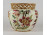 Hibátlan vajszínű áttört orchideás Zsolnay porcelán kaspó