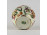 Hibátlan vajszínű áttört orchideás Zsolnay porcelán kaspó