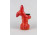 Régi GOEBEL porcelán figura kiskutya cilinderrel 14.6 cm