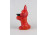 Régi GOEBEL porcelán figura kiskutya cilinderrel 14.6 cm