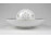 Herendi fehér porcelán mécses gömb tányérral 19.7 cm