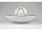 Herendi fehér porcelán mécses gömb tányérral 19.5 cm