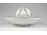 Herendi fehér porcelán mécses gömb tányérral 19.5 cm