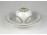 Herendi fehér porcelán mécses gömb tányérral 19.5 cm