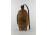 Antik faragott festett fa kulacs 24 cm