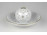 Herendi fehér porcelán mécses gömb tányérral 19.6 cm