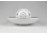 Herendi fehér porcelán mécses gömb tányérral 19.6 cm