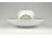 Herendi fehér porcelán mécses gömb tányérral 19.5 cm