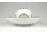 Herendi fehér porcelán mécses gömb tányérral 19.5 cm