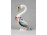 Hollóházi garden mintás porcelán hattyú figura