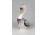 Hollóházi garden mintás porcelán hattyú figura