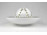 Herendi fehér porcelán mécses gömb tányérral 19.4 cm