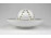 Herendi fehér porcelán mécses gömb tányérral 19.4 cm