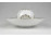 Herendi fehér porcelán mécses gömb tányérral 19.5 cm