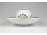 Herendi fehér porcelán mécses gömb tányérral 19.5 cm