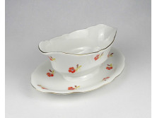 Régi Zsolnay porcelán szószos mártásos tál