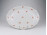 Régi virágmintás Zsolnay aranyozott porcelán pecsenyés tál