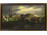 Ismeretlen festő: Bikák harca 140.5 x 80 cm