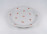 Régi Zsolnay virágmintás, aranyozott porcelán tortástál