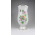 Nagyméretű Hortenzia mintás, aranyozott Hollóházi porcelán váza 24.5 cm