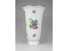 Nagy méretű Viktória mintás Herendi porcelán váza 24 cm